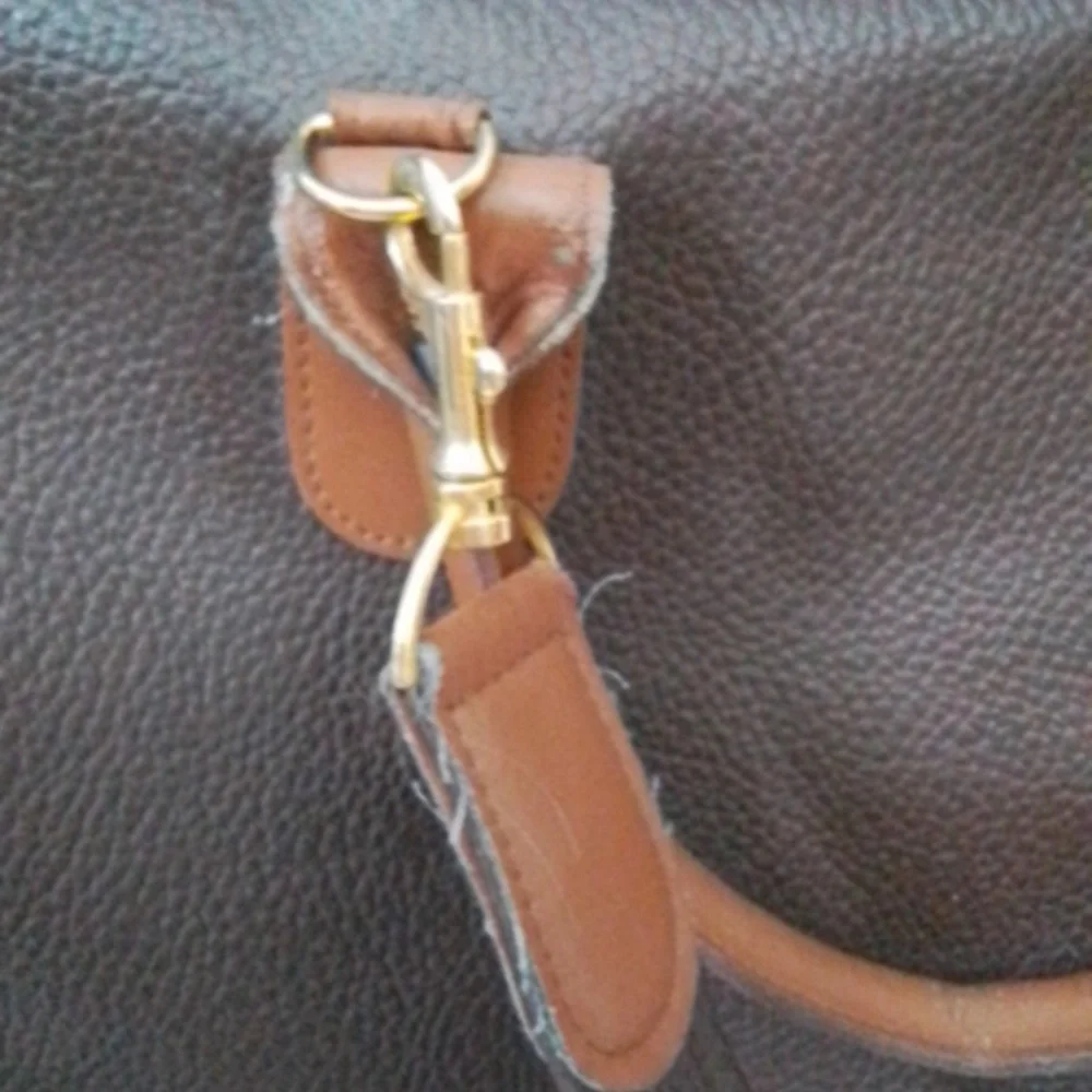 Textured Brown Laptop Bag